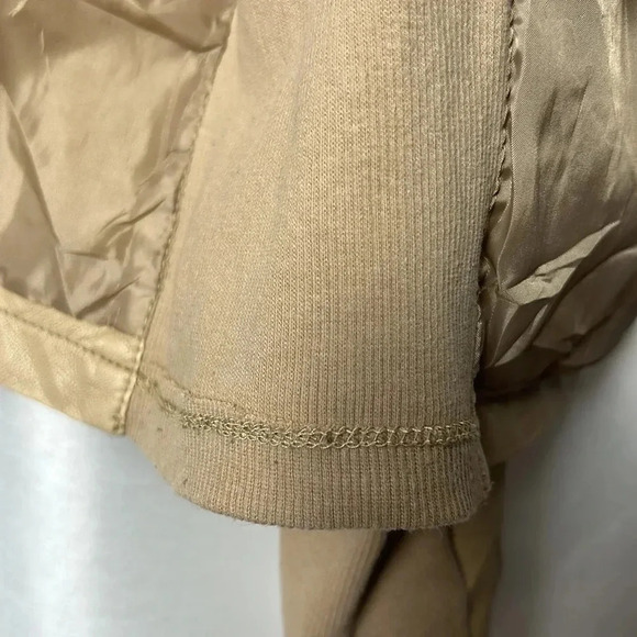 CALVIN Klein vegan leather jacket,asymmetrical front zipper,rib sides, like new! - Picture 15 of 16